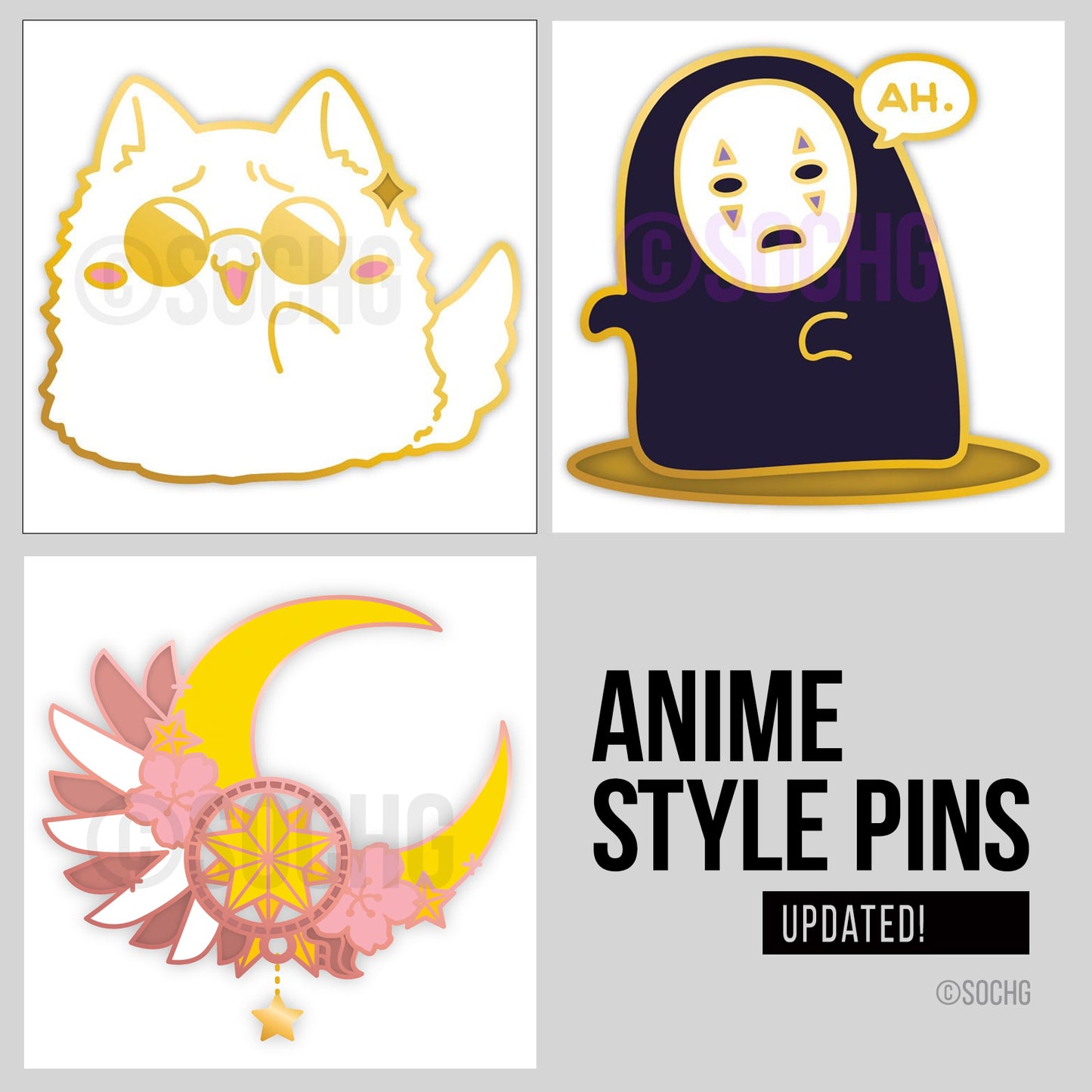 Anime Enamel Pins