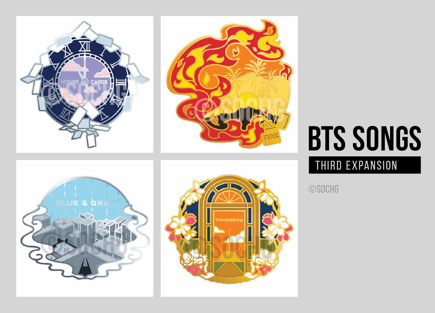 BTS Expansion 3 Enamel Pins