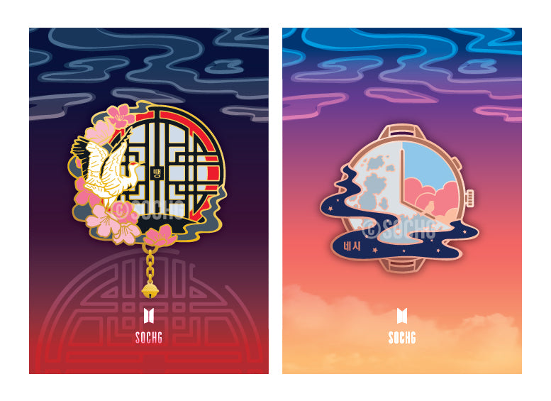 BTS Festa Enamel Pins