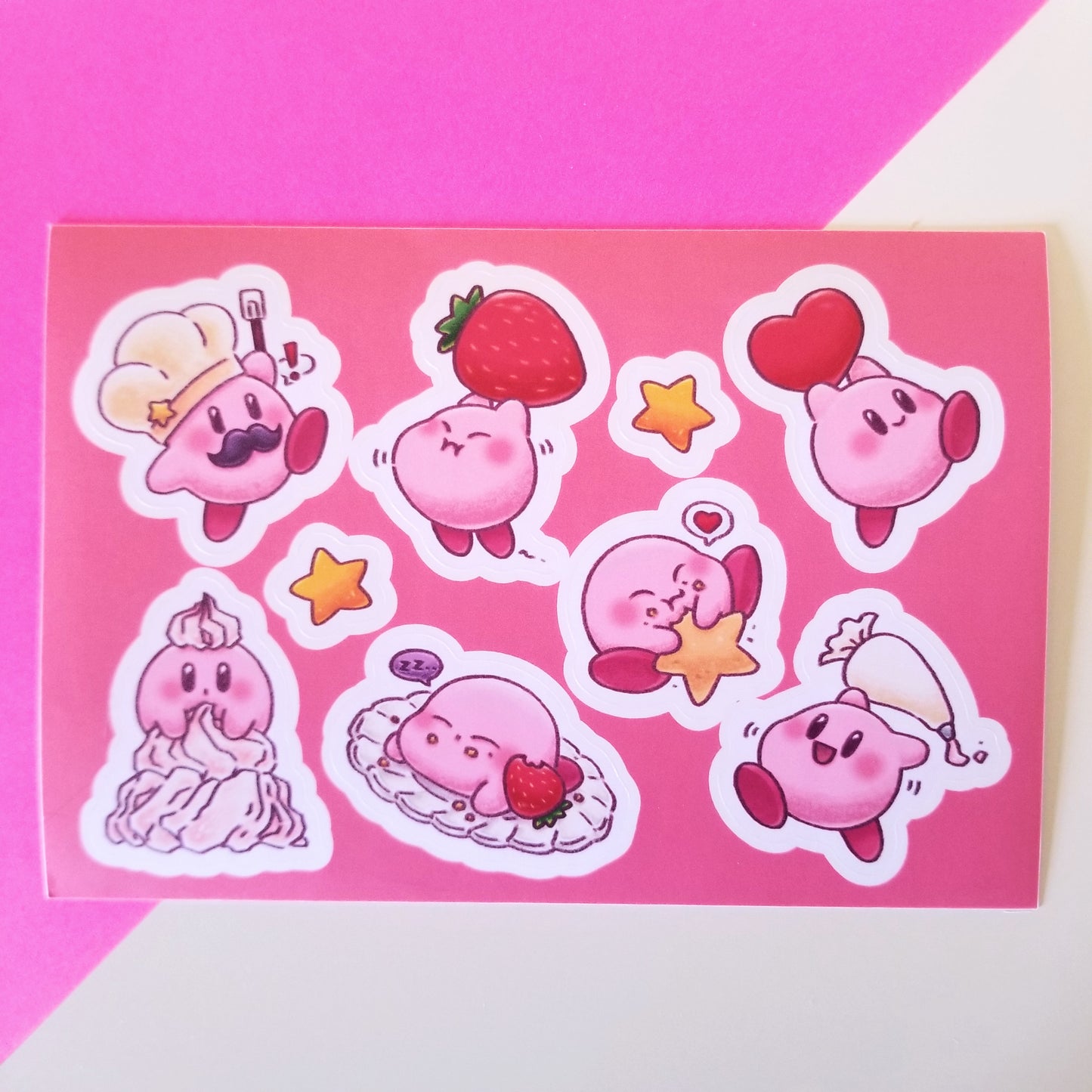 Kirbie Sticker Sheet