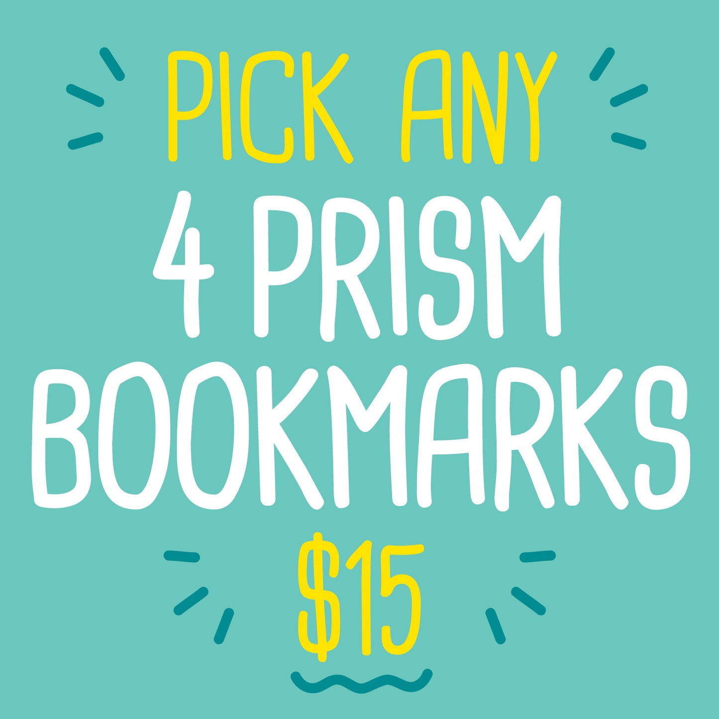 Pick 4 Bookmarks!