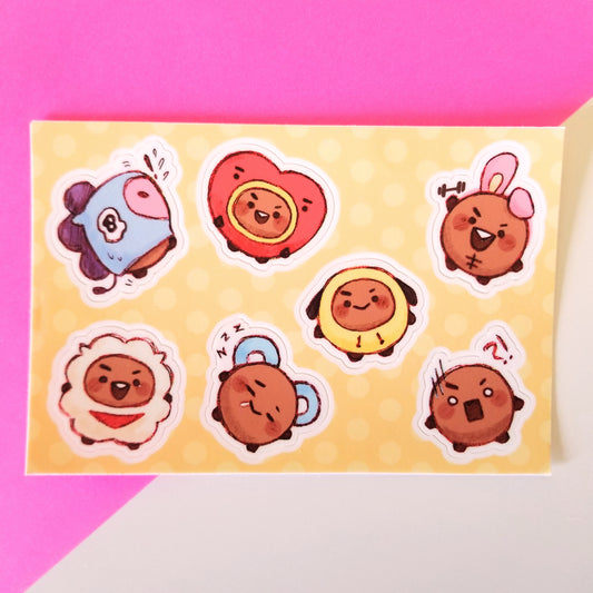 Shookie Sticker Sheet