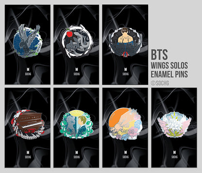 BTS Wings Enamel Pins